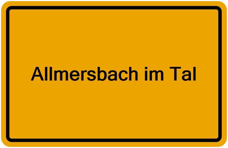 Handelsregisterauszug Allmersbach im Tal